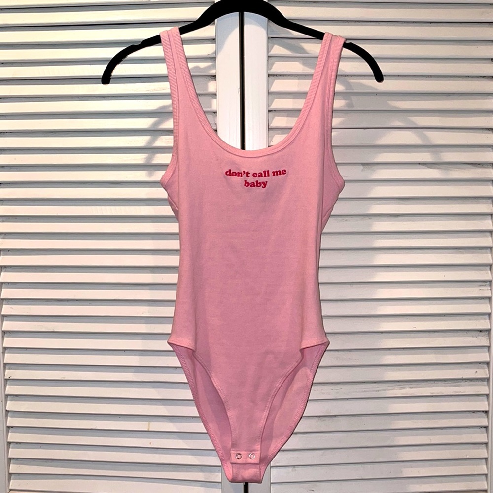 Baby Pink Bodysuit 🌸